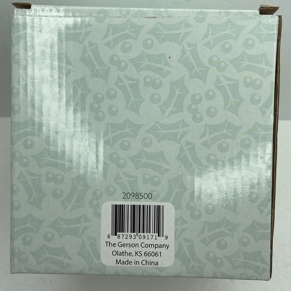 Mission Gallery Santa Claus Christmas Kissing Bell Mistletoe Ornament - Picture 5 of 12